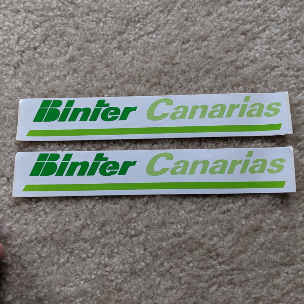 Rare Binter Canarias Sticker Aviation Must See Very Nice UK